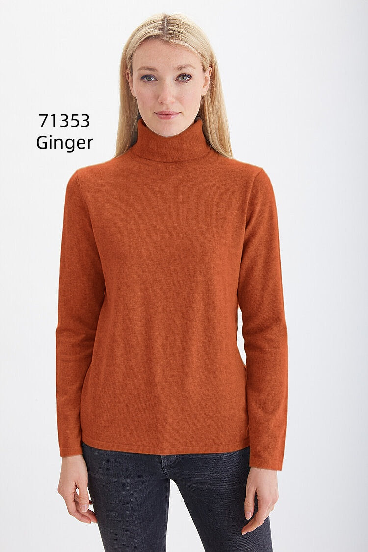 Pima Cotton Long Sleeve Turtleneck  #71353A